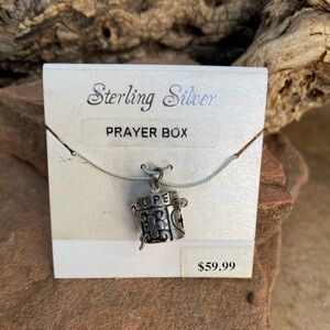 Rare find silver prayer box pendant